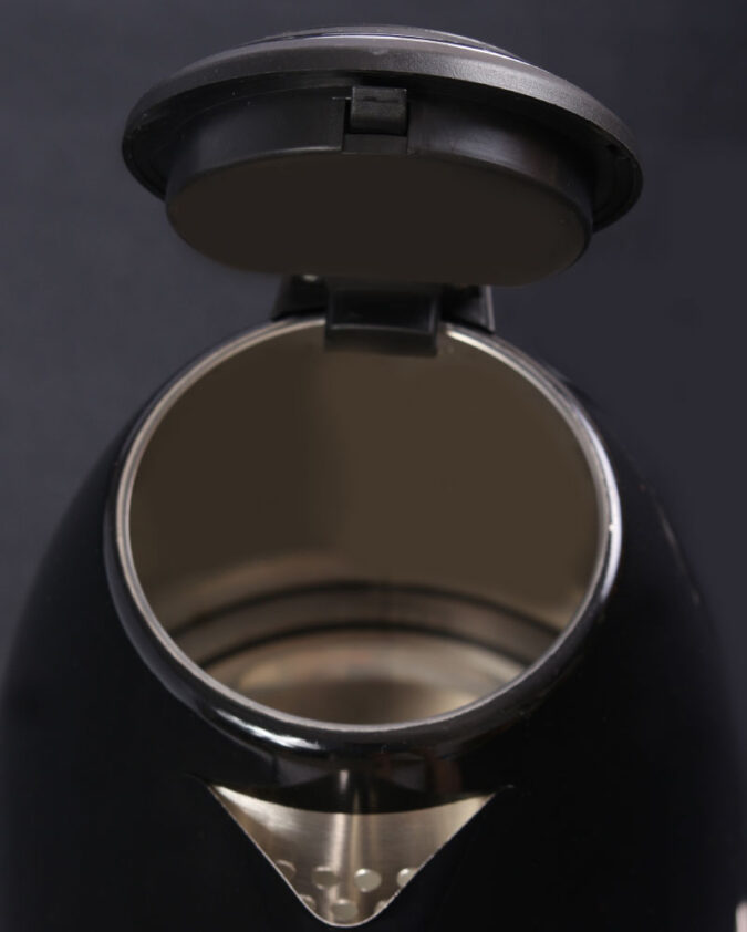 JARRA HERVIDORA DE ACERO REVESTIDA EN PLÁSTICO - NEGRA